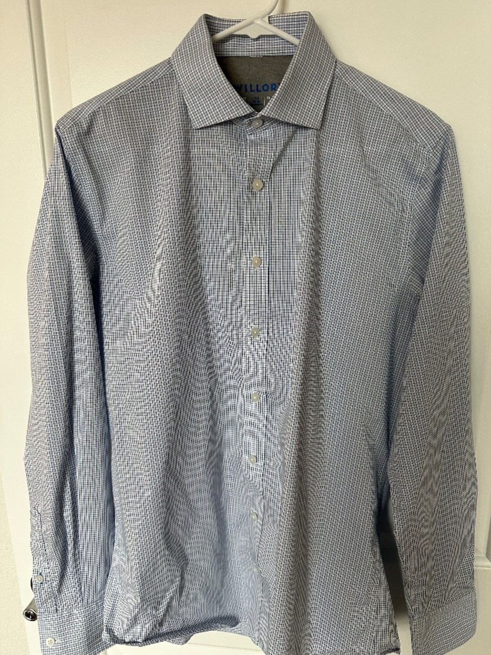 Twillory performance dress shirt - Blue and White plaid